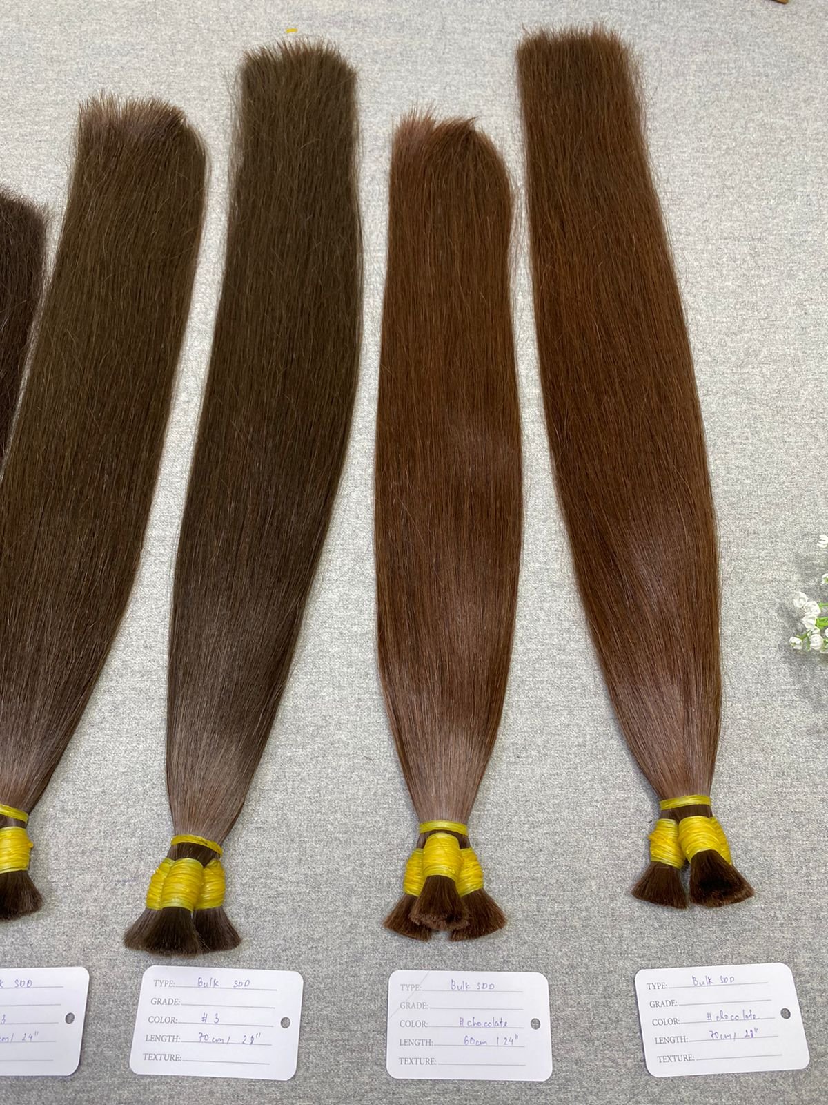 Raw Vietnamese Natural Wavy Straight curly Bulk hair vendors 100% human Raw hair For Sale