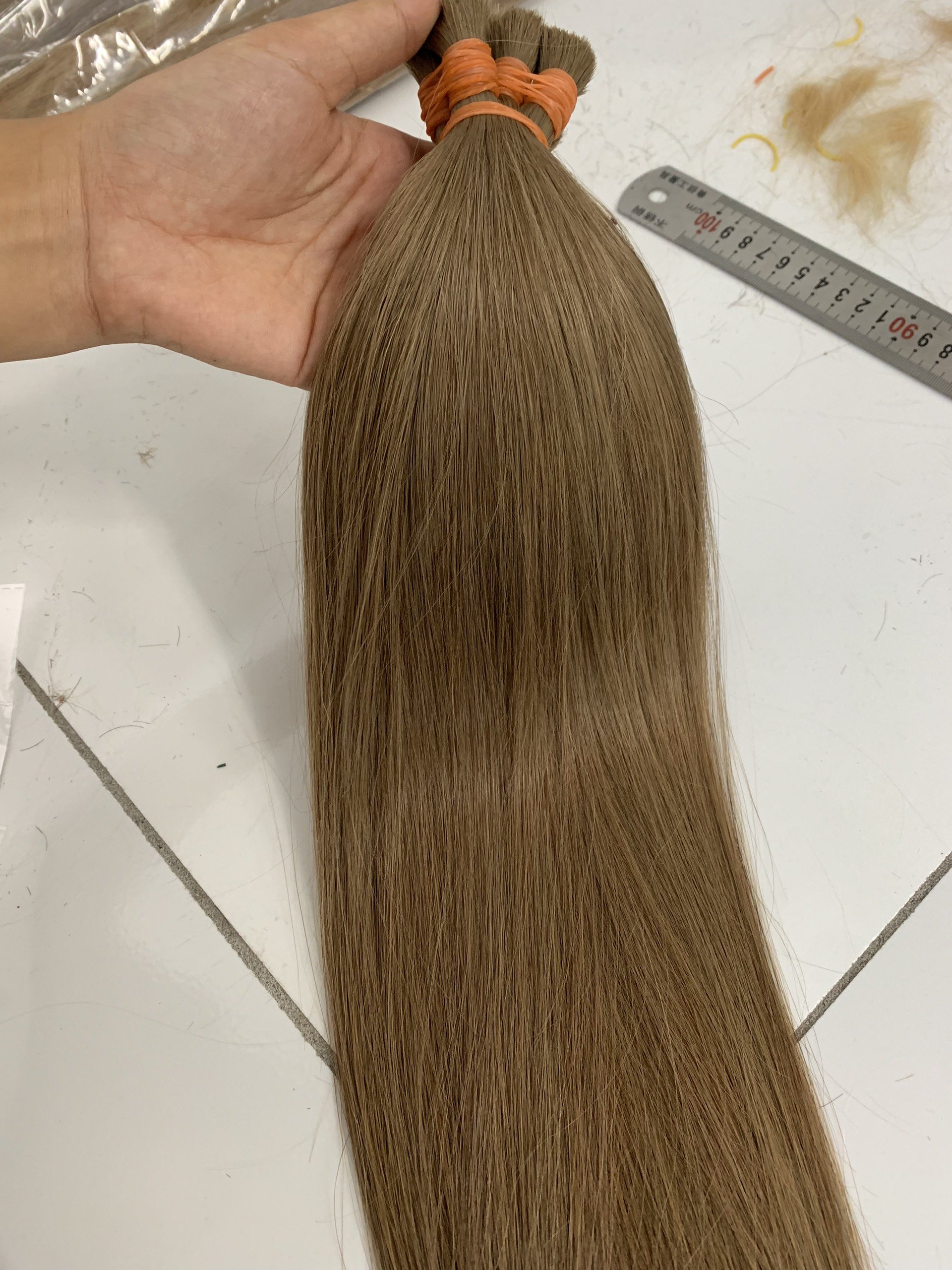 Wholesale Virgin Human Extention Hair Vietnamese Hair SDD bone straight Bulk Hair Extensions genius weft