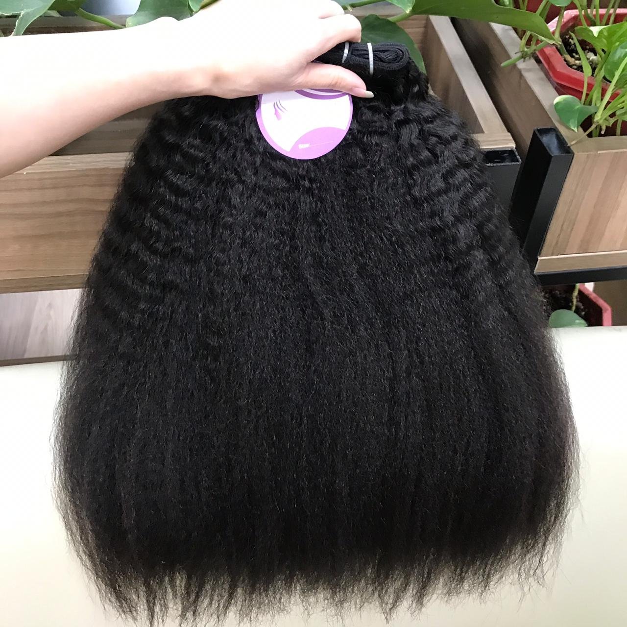 Wholesale Factory Price Kinky Straight Weave Cuticle Aligned Hair Human Hair Extension