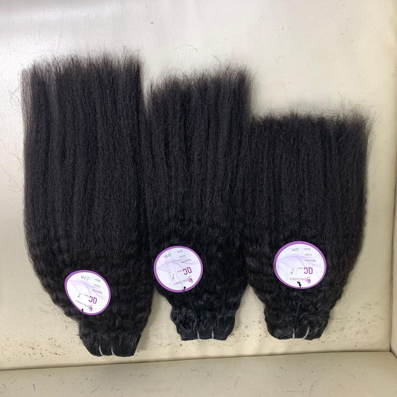 Wholesale Factory Price Kinky Straight Weave Cuticle Aligned Hair Human Hair Extension