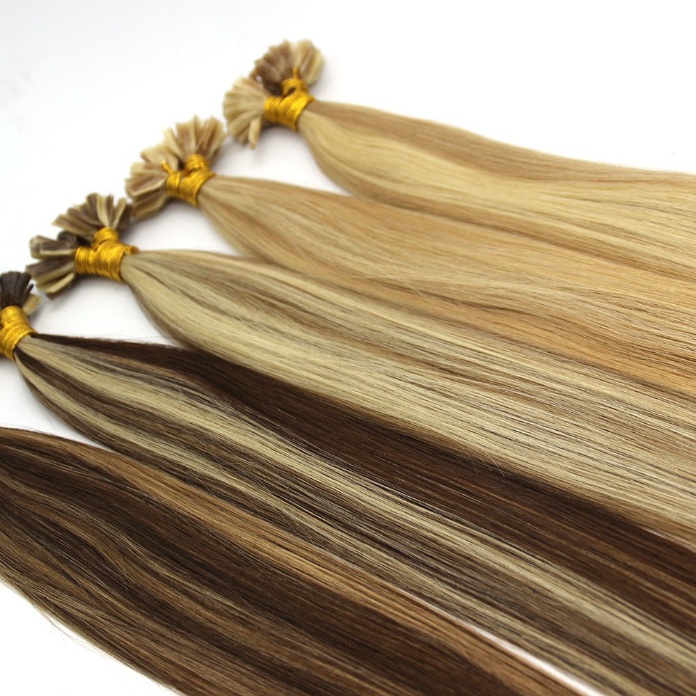 16-22 inches 1g/s 50s 50g/bag Pre-Bonded Remy HUman Hair extension/keratin/natu Prebonded U Tip Hair Extensions Straight