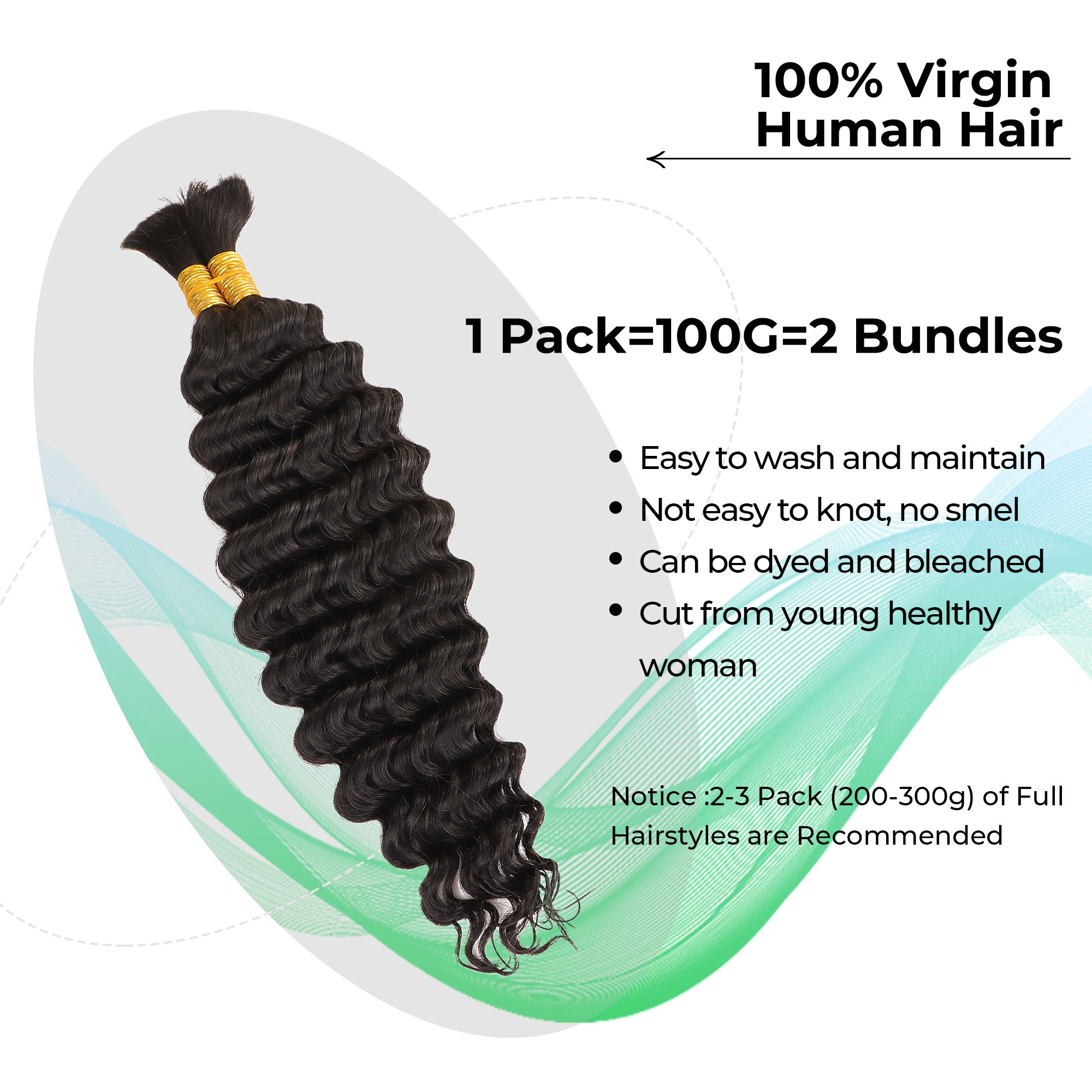 |OrientFashion| human braiding hair bulk no weft Brazilian braid hair extensions for black women