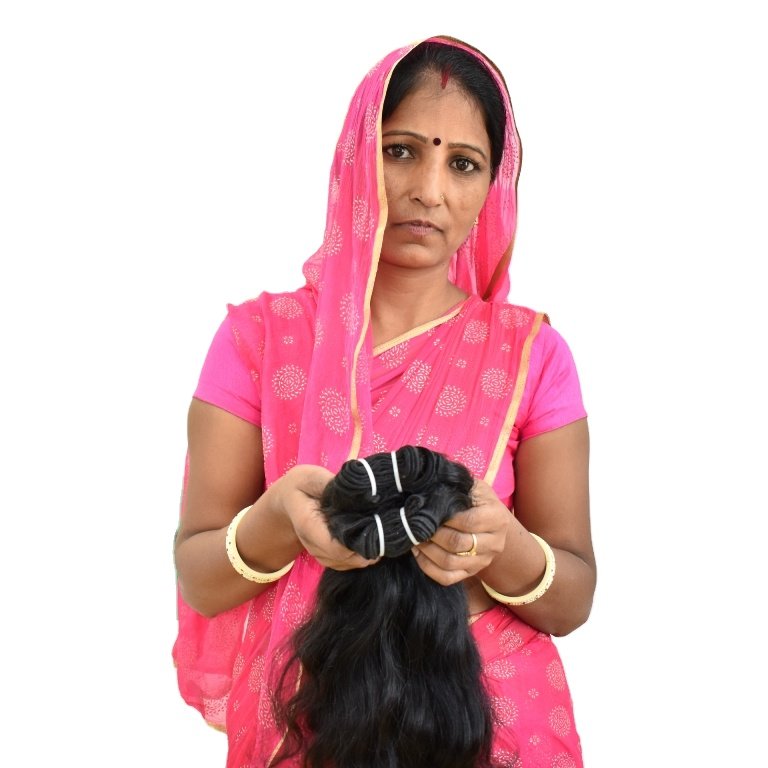 100% Wholesale natural raw silky black color bundles wavy deep weave vendor south indian temple human hair Extensions