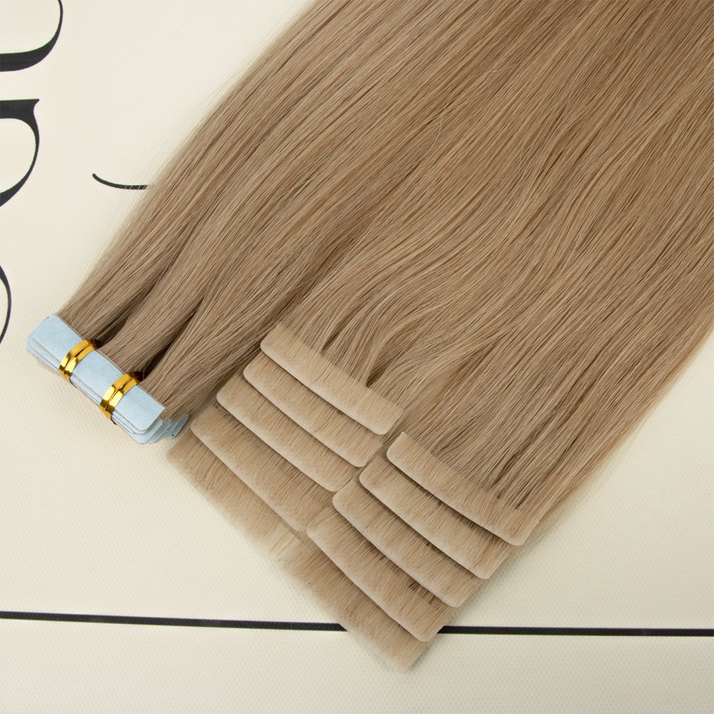Latest Trend Invisible Tape in Seamless Human Hair Russian Blonde Tape in Hair Extension