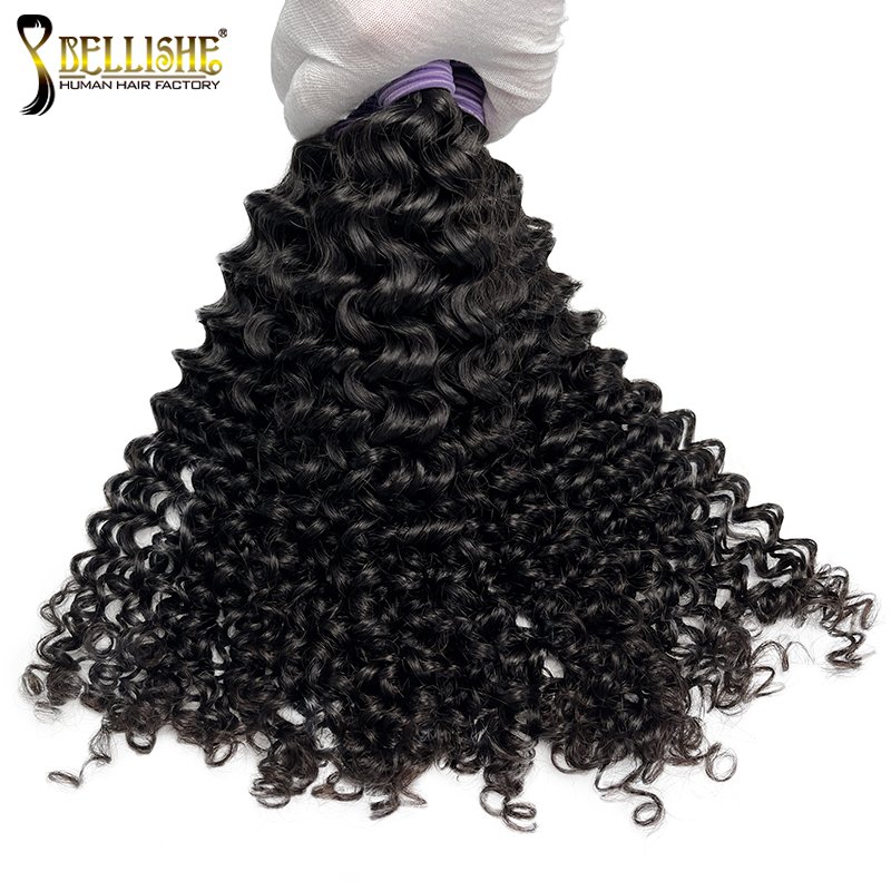 15A Grade Cuticle Aligned Hair Unprocessed Raw Thick Real Vietnamese Jerry Curly Wet And Wavy Virgin Raw Human Hair Bundles