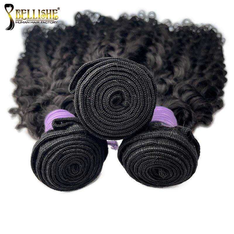15A Grade Cuticle Aligned Hair Unprocessed Raw Thick Real Vietnamese Jerry Curly Wet And Wavy Virgin Raw Human Hair Bundles