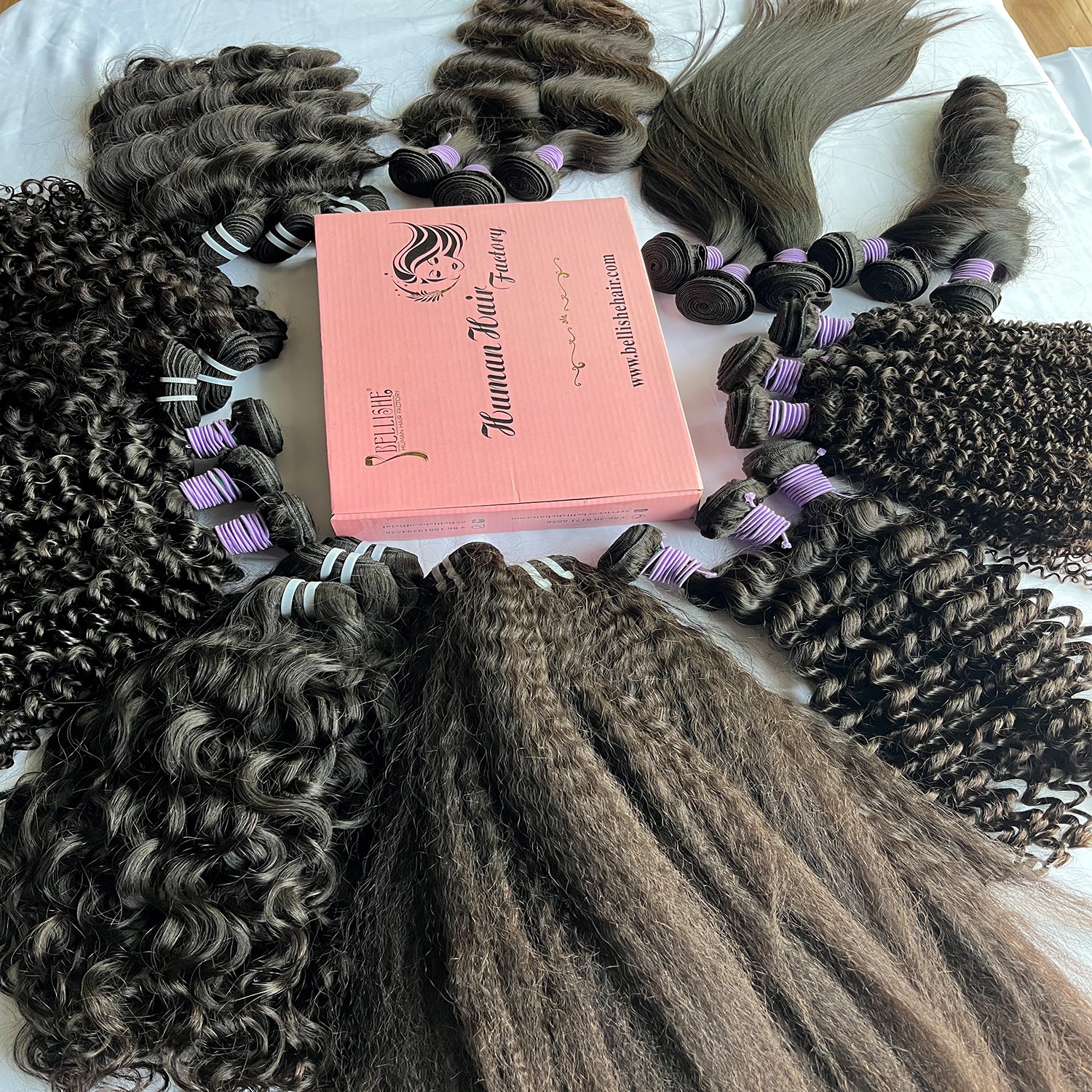 15A Grade Cuticle Aligned Hair Unprocessed Raw Thick Real Vietnamese Jerry Curly Wet And Wavy Virgin Raw Human Hair Bundles