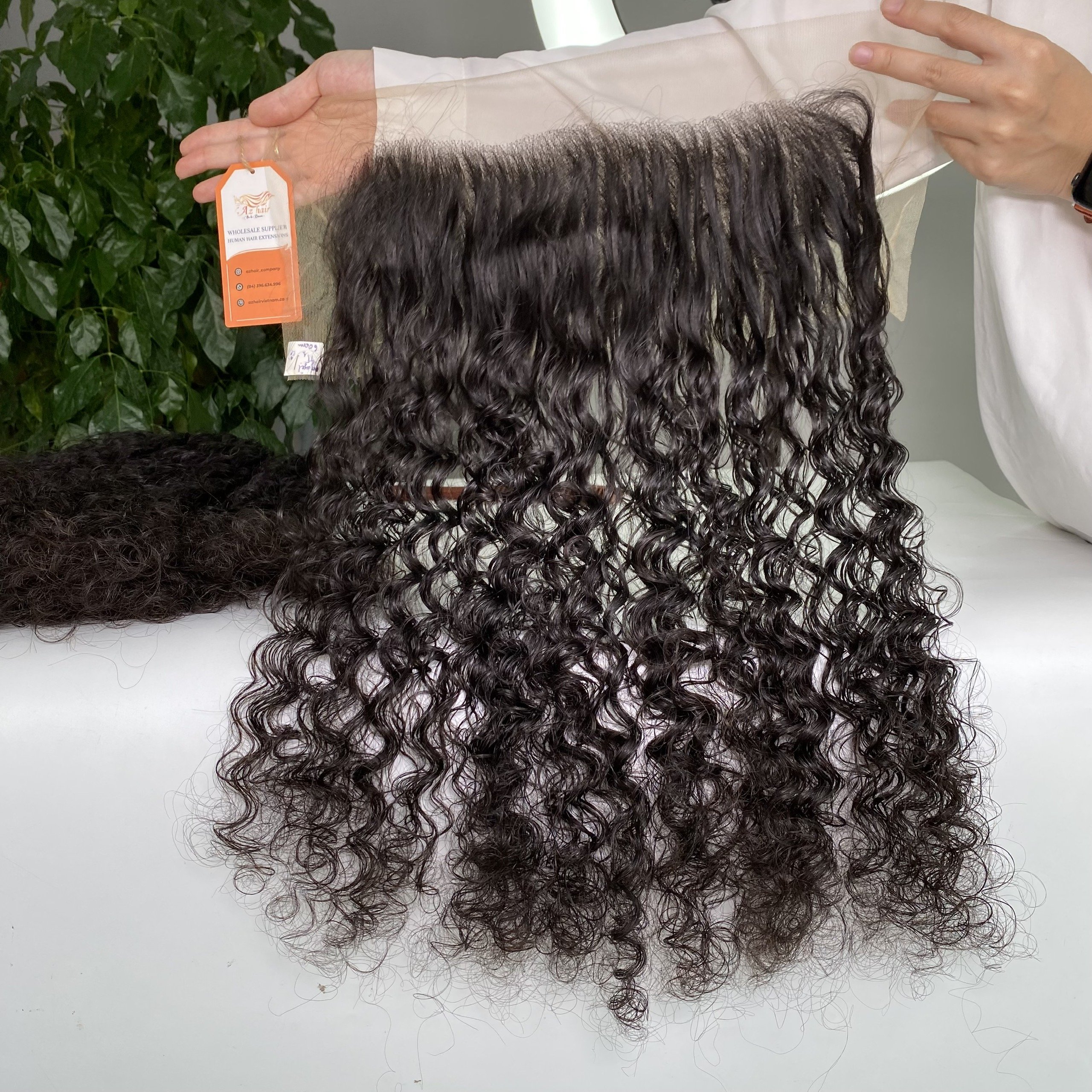 Burmese Curly Weft Hair Extensions Wholesale Long Lasting 100% Pure Raw Unprocessed Virgin Raw Human Hair Vietnamese