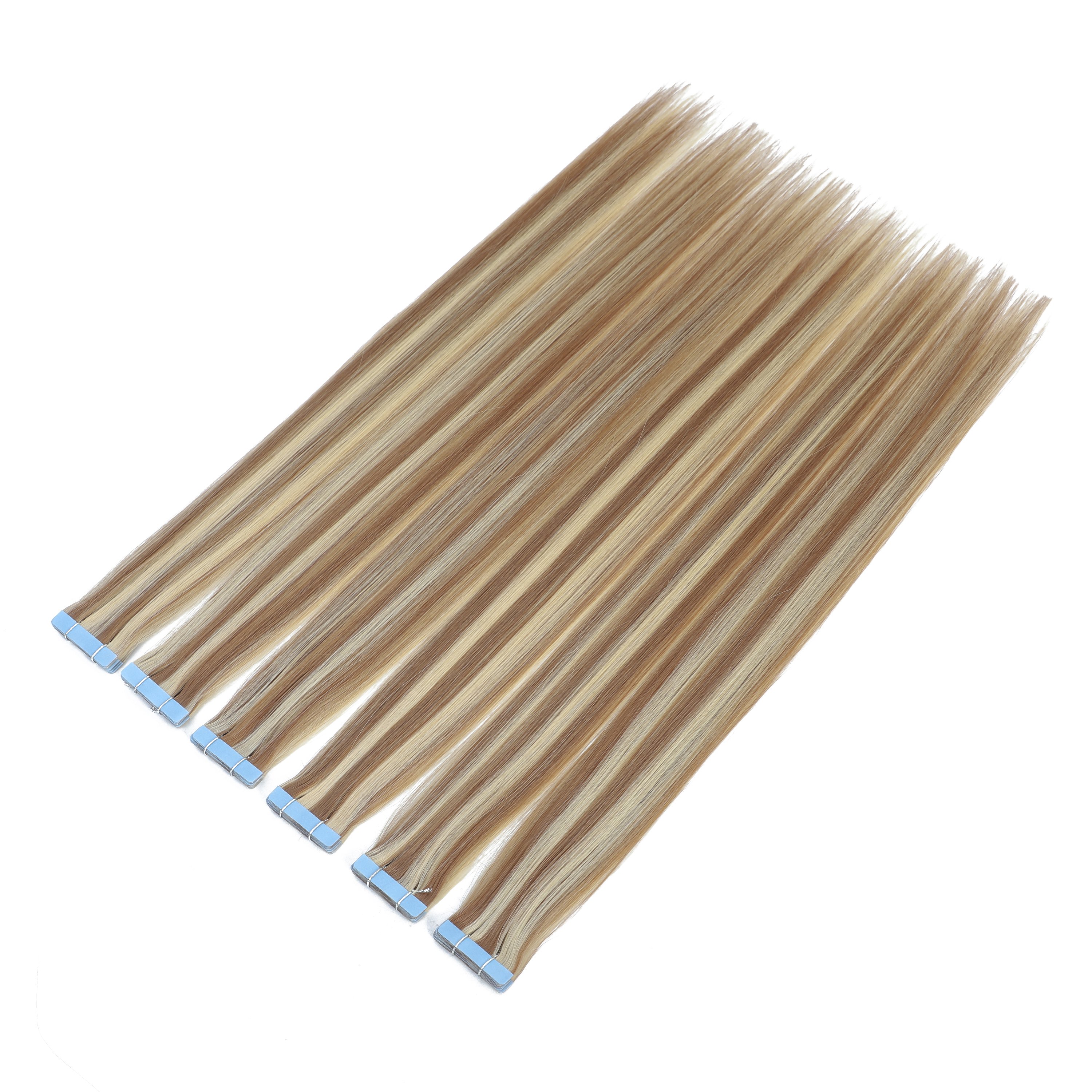 100% Virgin Double Drawn Remy European Invisible Wholesale Remy Tape In Human Hair Extension
