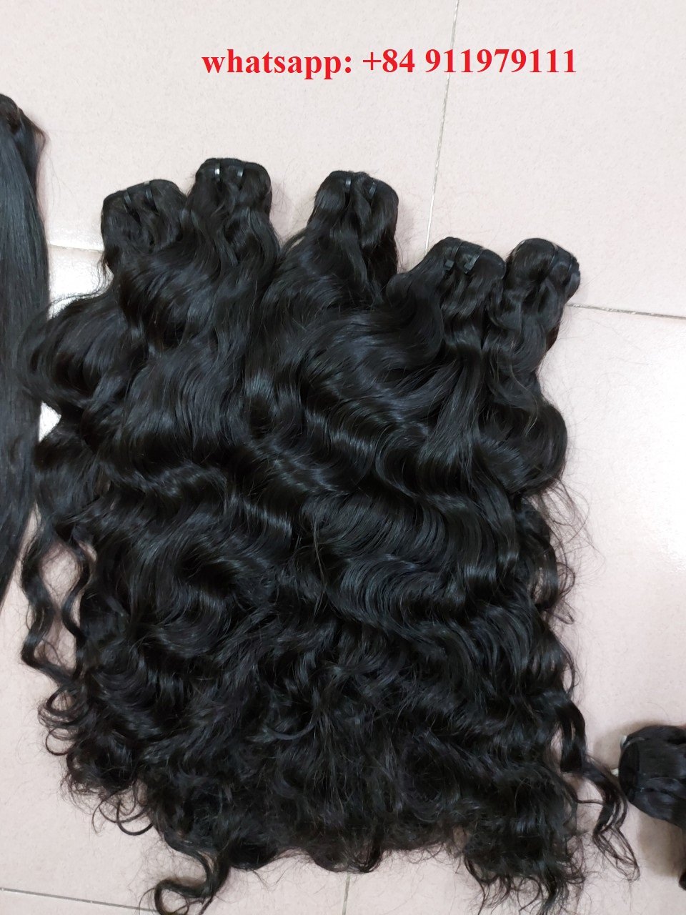 100% human hair Vietnamese wavy bundle extensions and bone straight hair bundle raw virgin hair Vchairvietnam