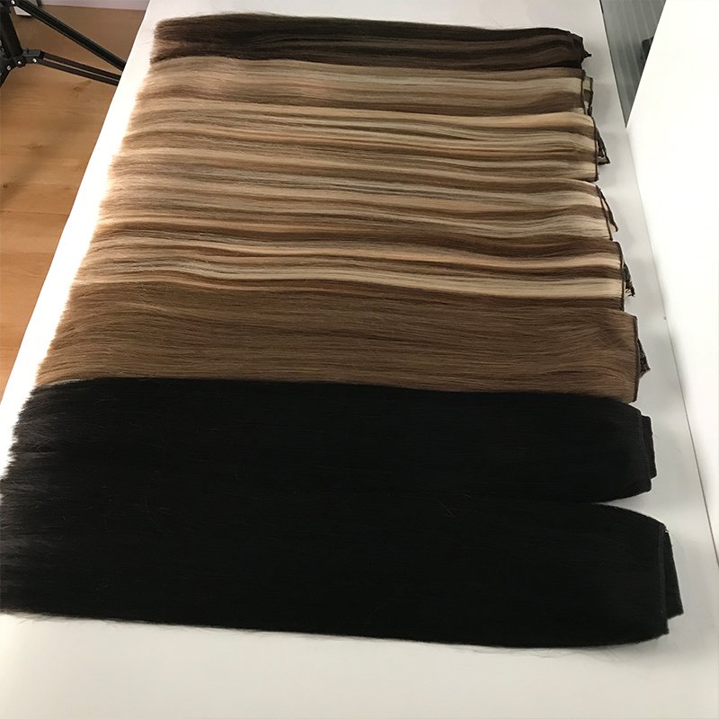 Hot Selling Fish Wire Thin Wire Remy Human Hair Extension Invisible Headband Wire Hair Extensions Halo Hair Extensions