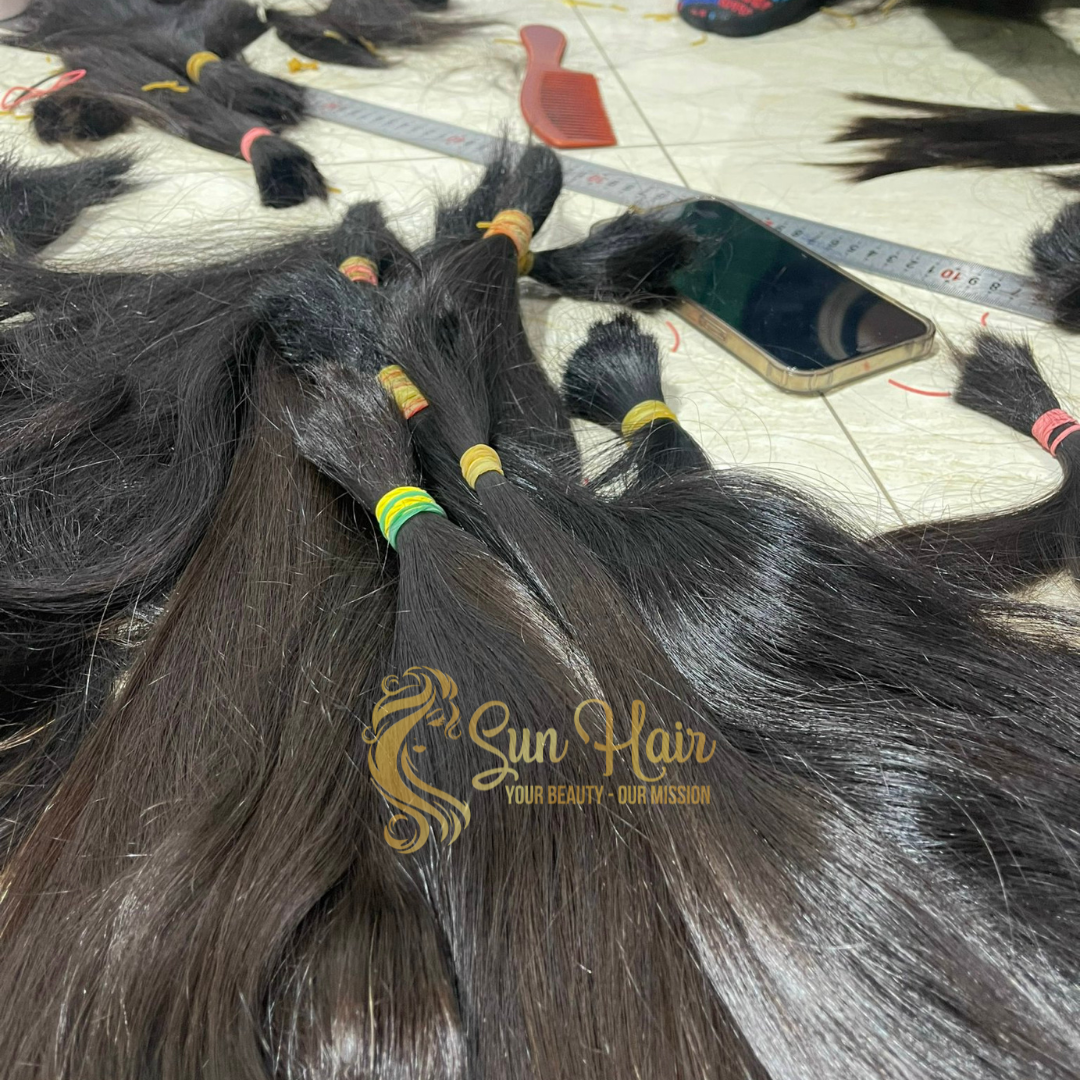 Sun Hair Company Wholesale Prices One Donor Unprocessed Raw Hair Bundles 100% Vietnamese Human Hair Extensions
