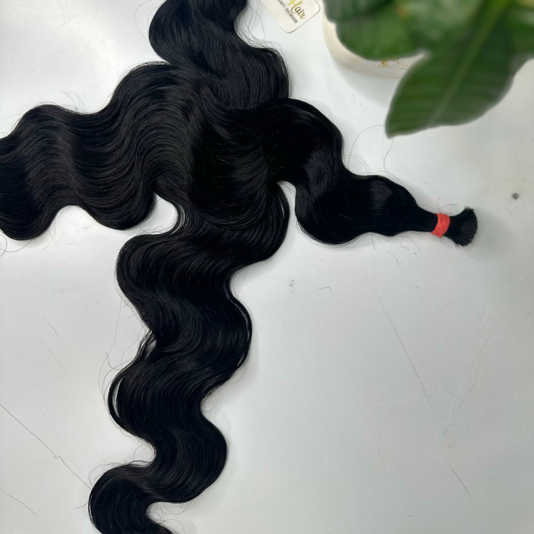 Wholesale Hot Trendy Bulk Hair Natural Color Body Wave Unprocessed Raw Cuticle Aligned 100% Human Hair Extensions
