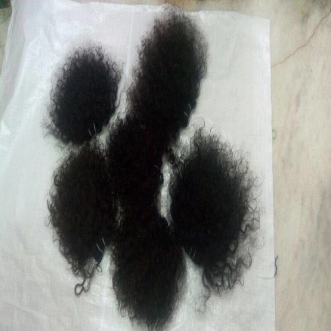 Indian Remy curly hair Great Quality Raw Human hair Extension Virgin Cuticle aligned Human hair extensions