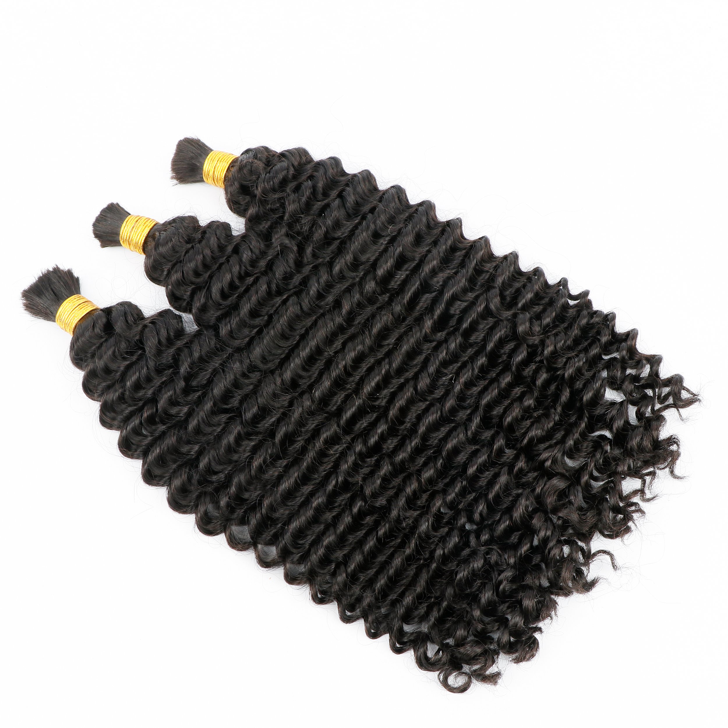 Drop Shipping High Quality Cuticle Aligned Bulk Burmese Curly Human Hair Afro Kinky Curly Bulk Human Hair Extensions