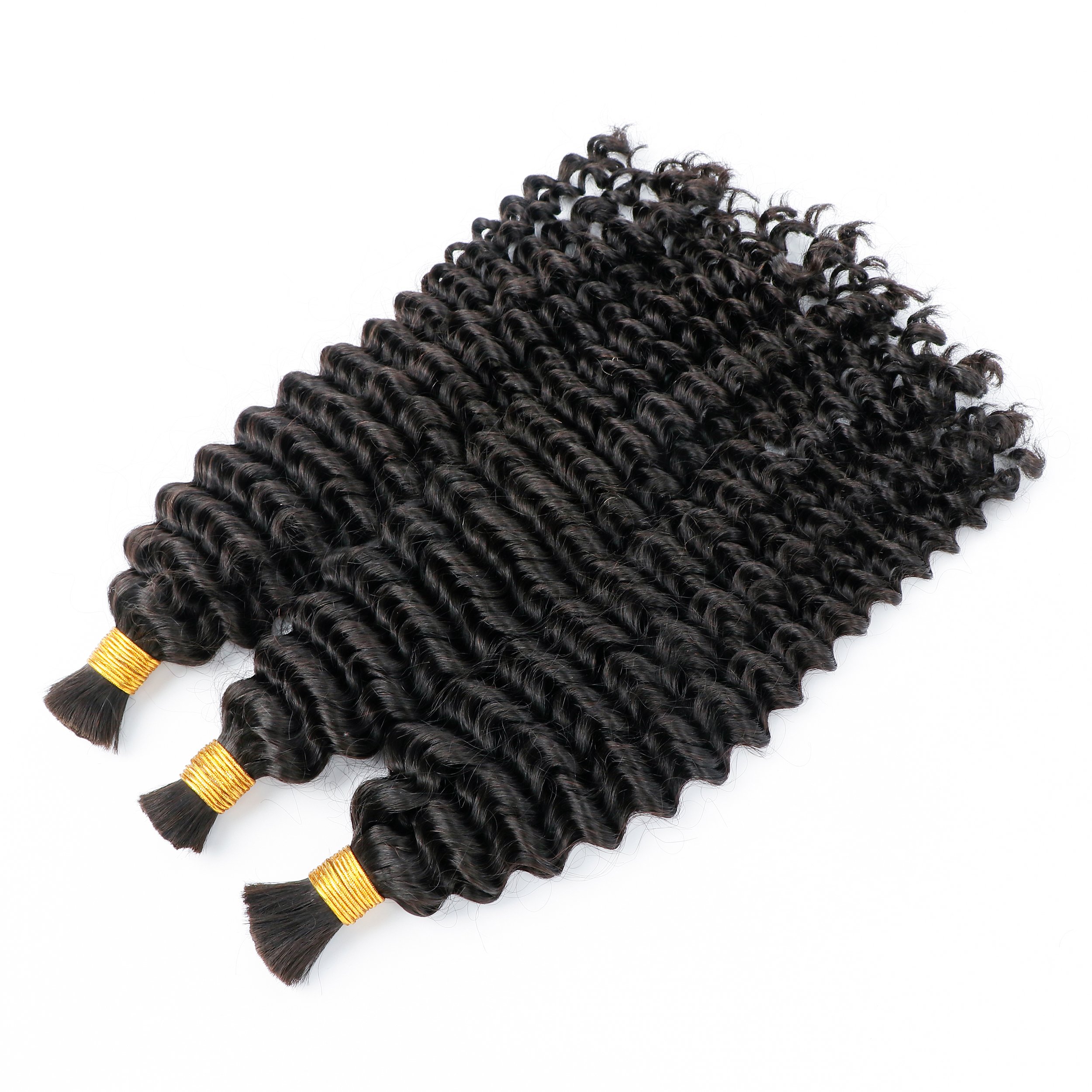 Drop Shipping High Quality Cuticle Aligned Bulk Burmese Curly Human Hair Afro Kinky Curly Bulk Human Hair Extensions