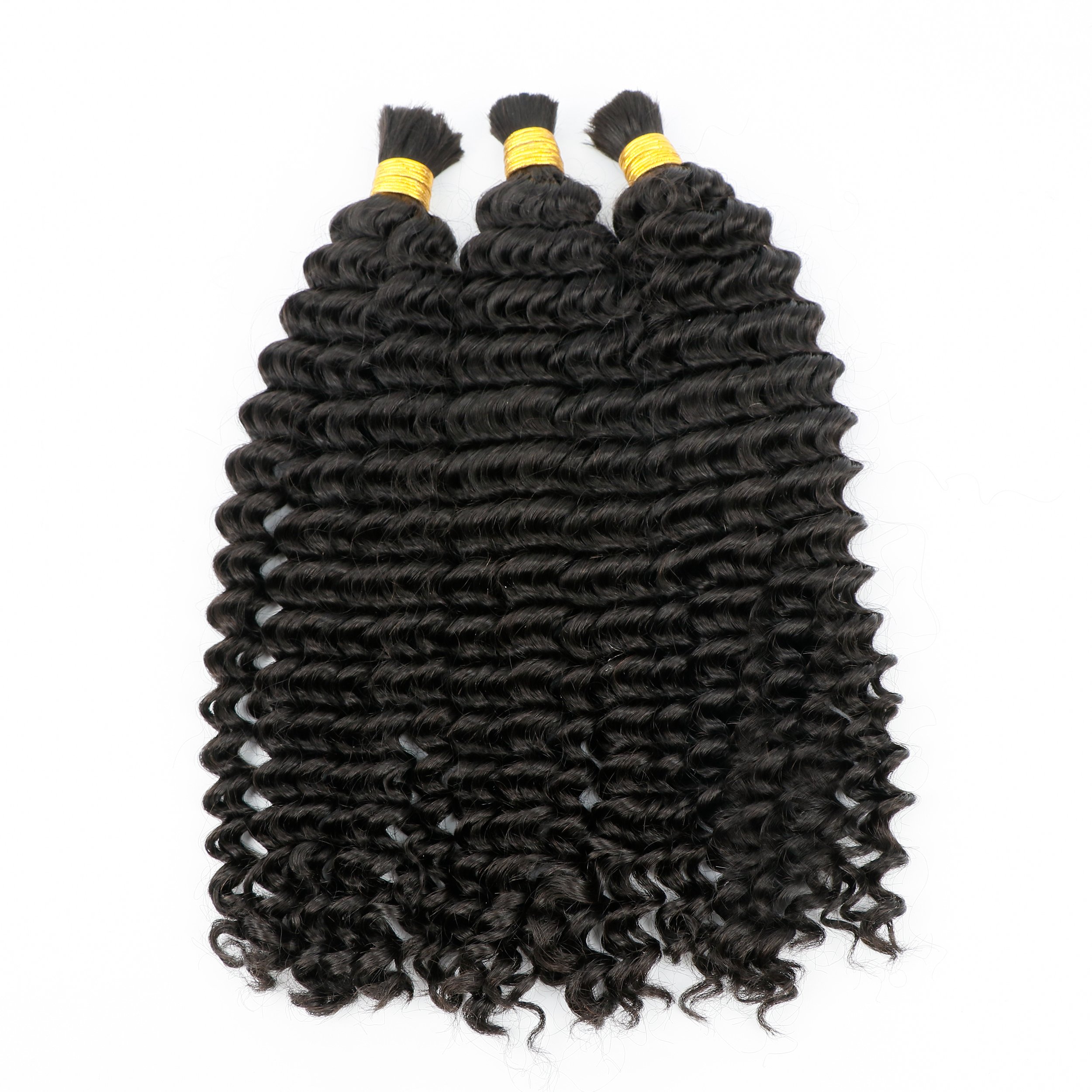 Drop Shipping High Quality Cuticle Aligned Bulk Burmese Curly Human Hair Afro Kinky Curly Bulk Human Hair Extensions