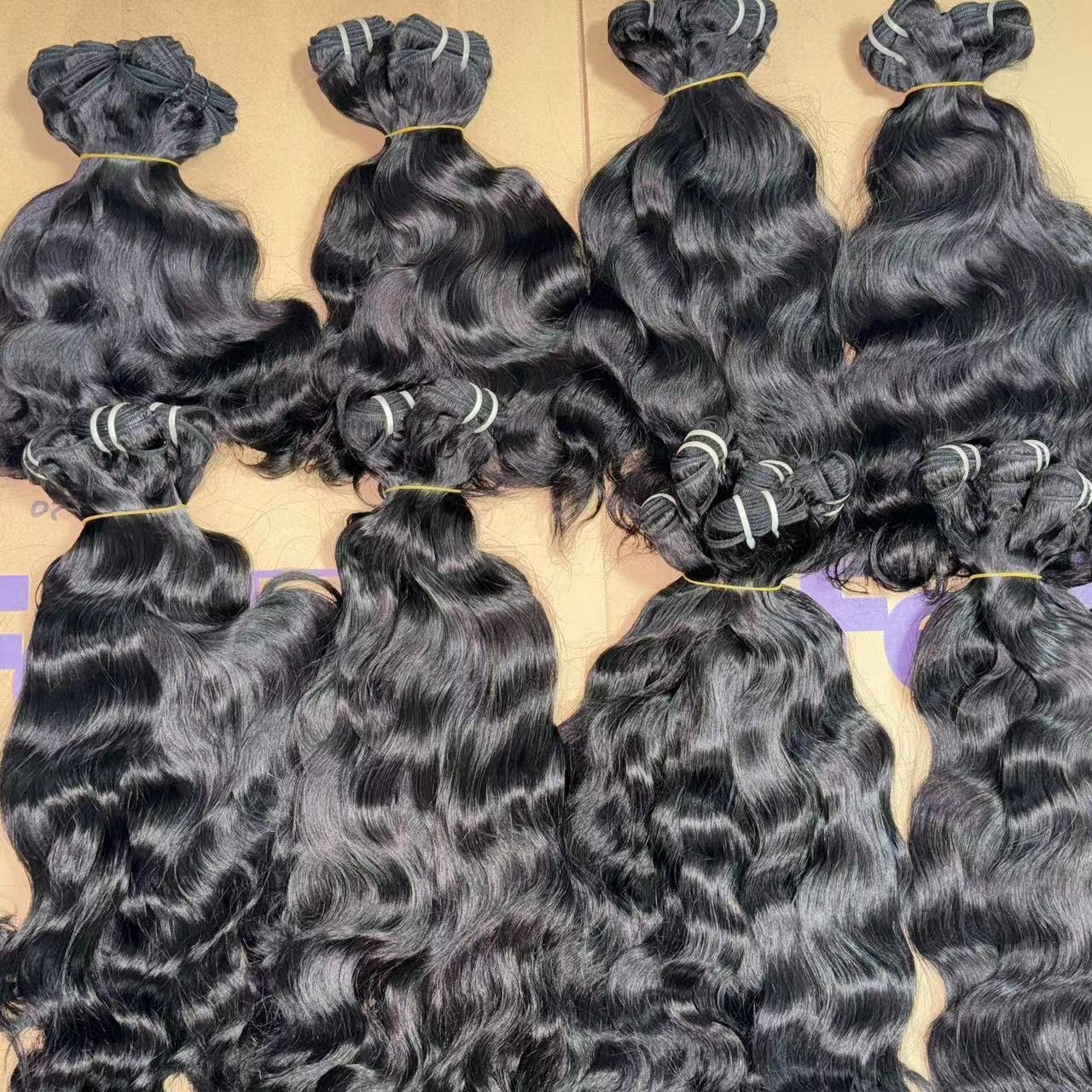 wholesale Raw Vietnamese human hair extension raw indian hair Burmese Curl kinky burmese curly