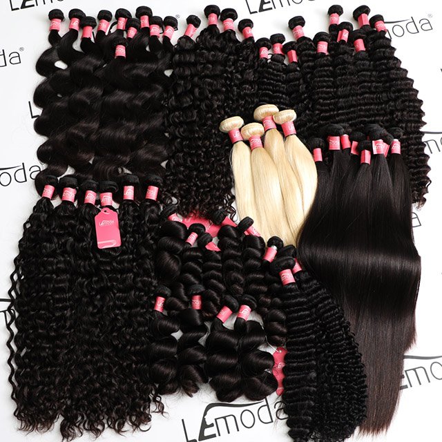 12A Grade 100% Brazilian Human Hair Extension Vendors High Quality Double Drawn Raw Virgin Cuticle Aligned Human Hair Bundles