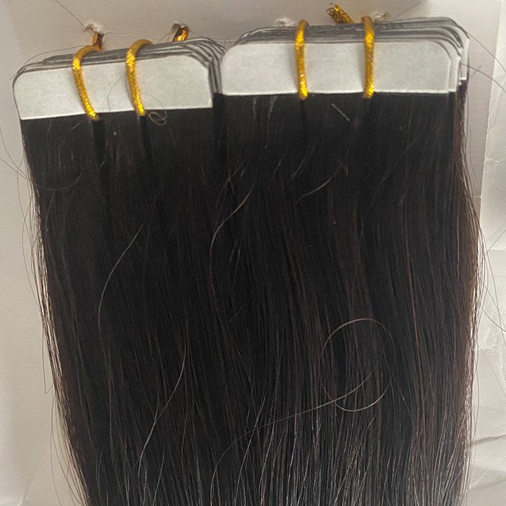 Wholesale Prices Silky Straight Blonde Tape In Human Hair Extensions 100% Remy Virgin Tape Ins Hair Extensions