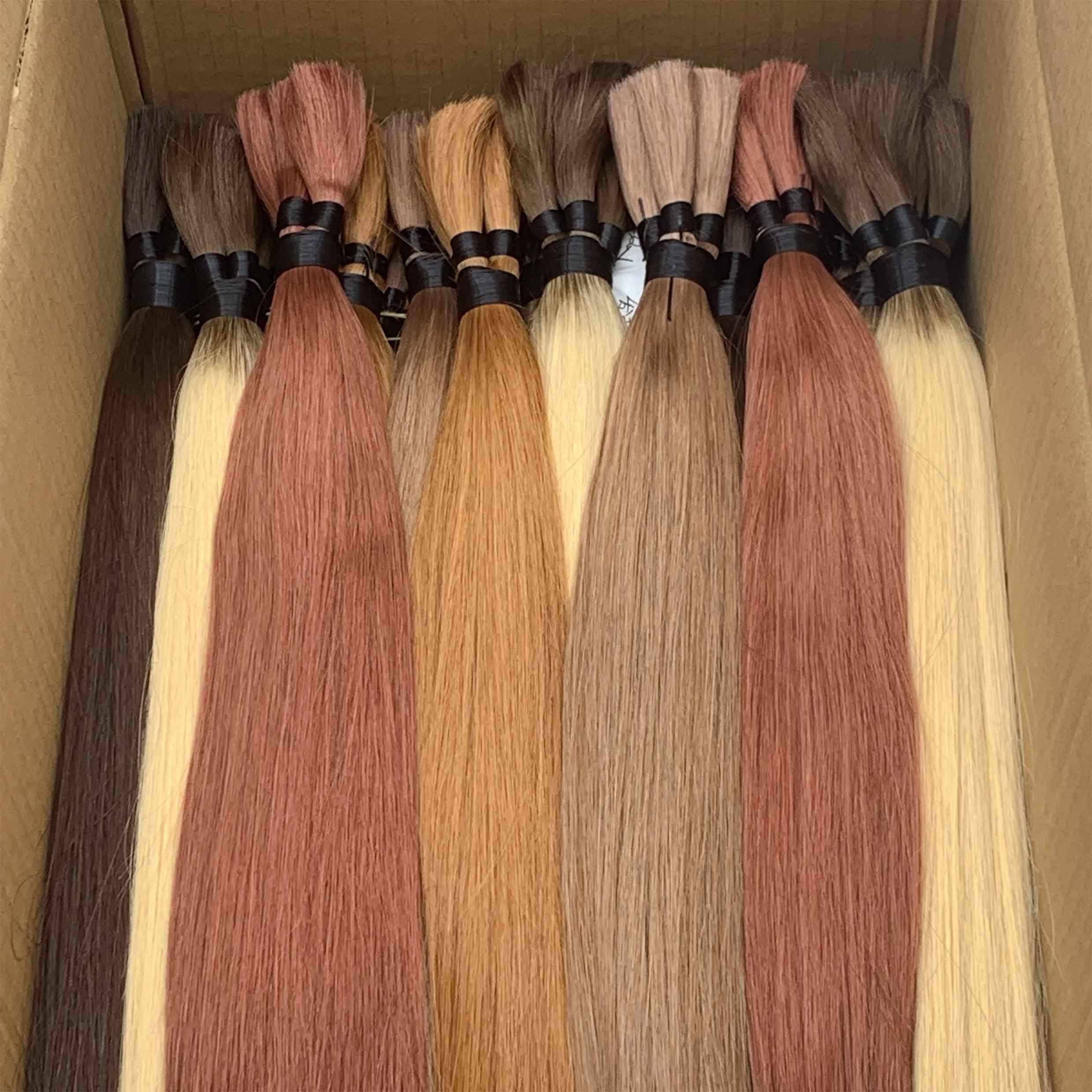 Fasimei one donor hair high quality human hair extensions brazilian human hair in bulk