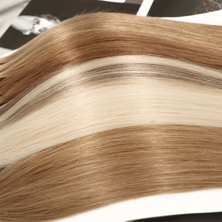 Raw hair wholesale supplier tape ins Double Drawn natural Russian Blonde Remy virgin tape in hair extensions 100human hair