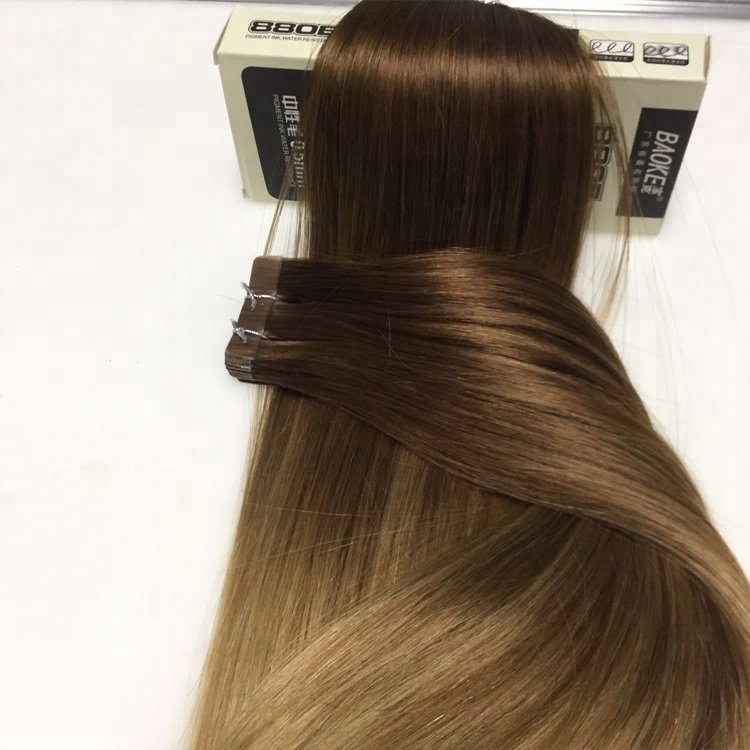 wholesale factory price ombre human hair popular in europe and australia cheap remy double drawn tape human hair extensions