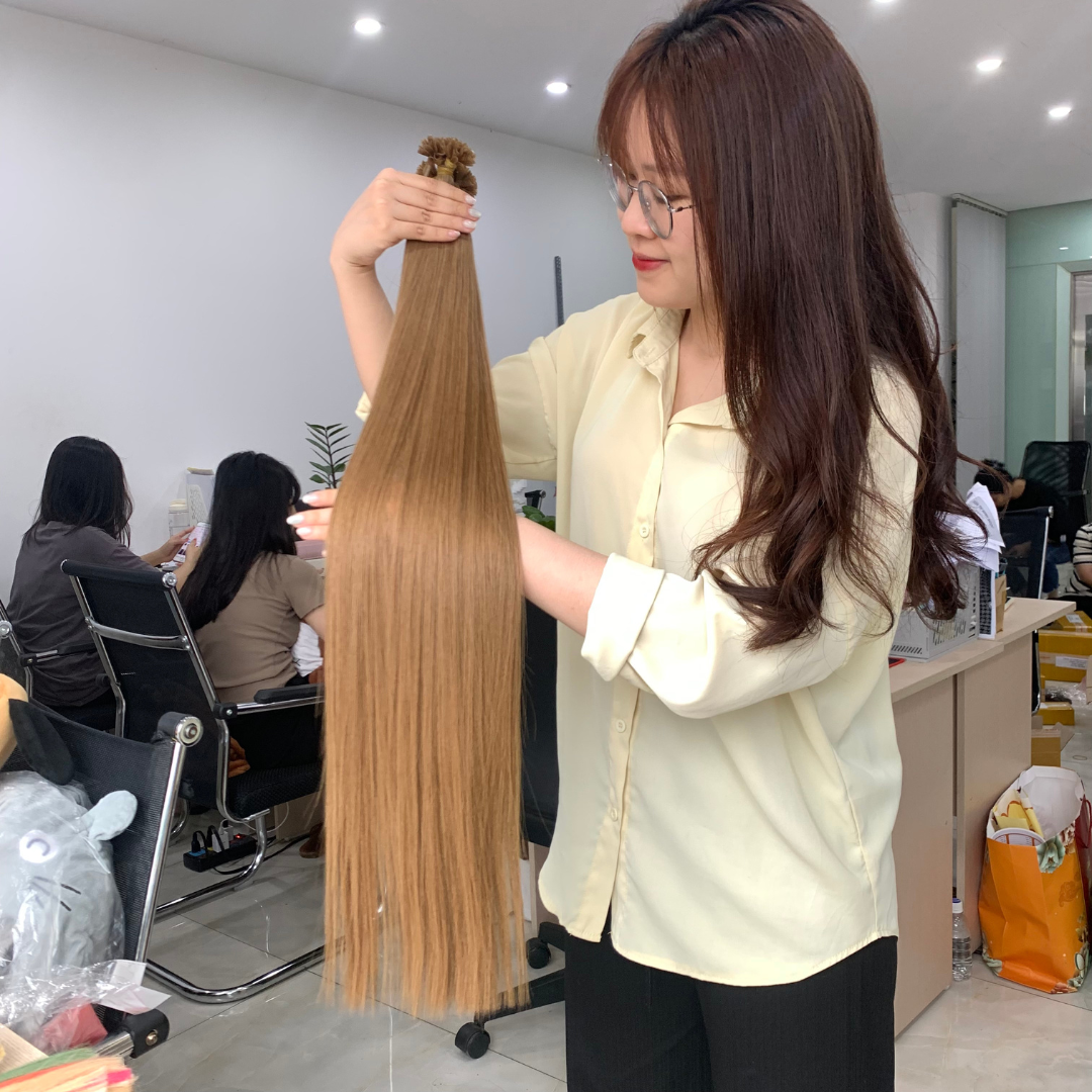 Factory Cheap Price Blonde Color U tip hair top quality Vietnamese Human Hair Extension For Sale