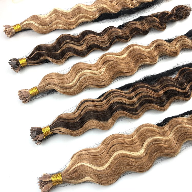 Pre-bonded flat tip hair extension remy virgin u tip hair extension double drawn straight i tip human hair extensions wholesale