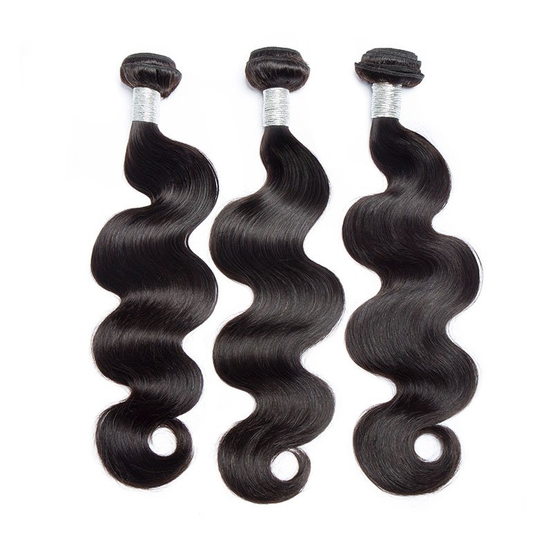 10A Human Hair Body Wave Bundles Brazilian Hair Weave Natural Black Color Wave Human Hair Extensions 12~40 Inch For Women