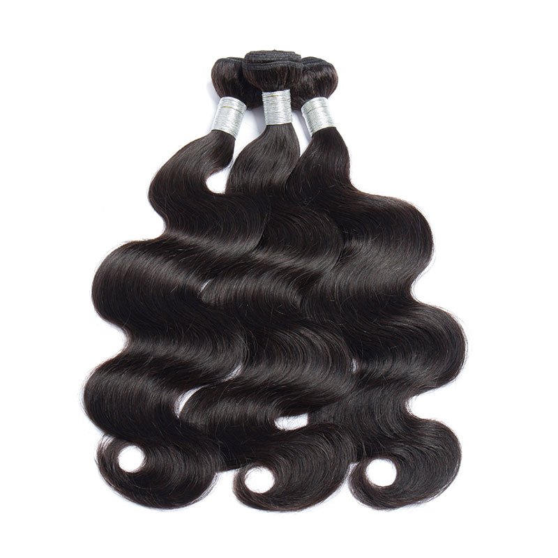 10A Human Hair Body Wave Bundles Brazilian Hair Weave Natural Black Color Wave Human Hair Extensions 12~40 Inch For Women
