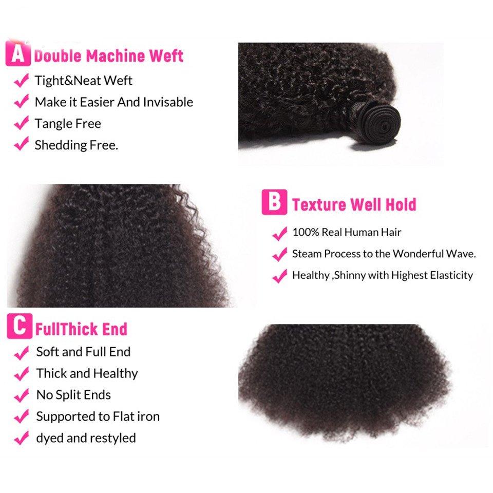 Wholesale Afro Kinky Curly Bundles Human Hair Bundles 100% Human Hair Weave Extensions Virgin Hair Brazilian