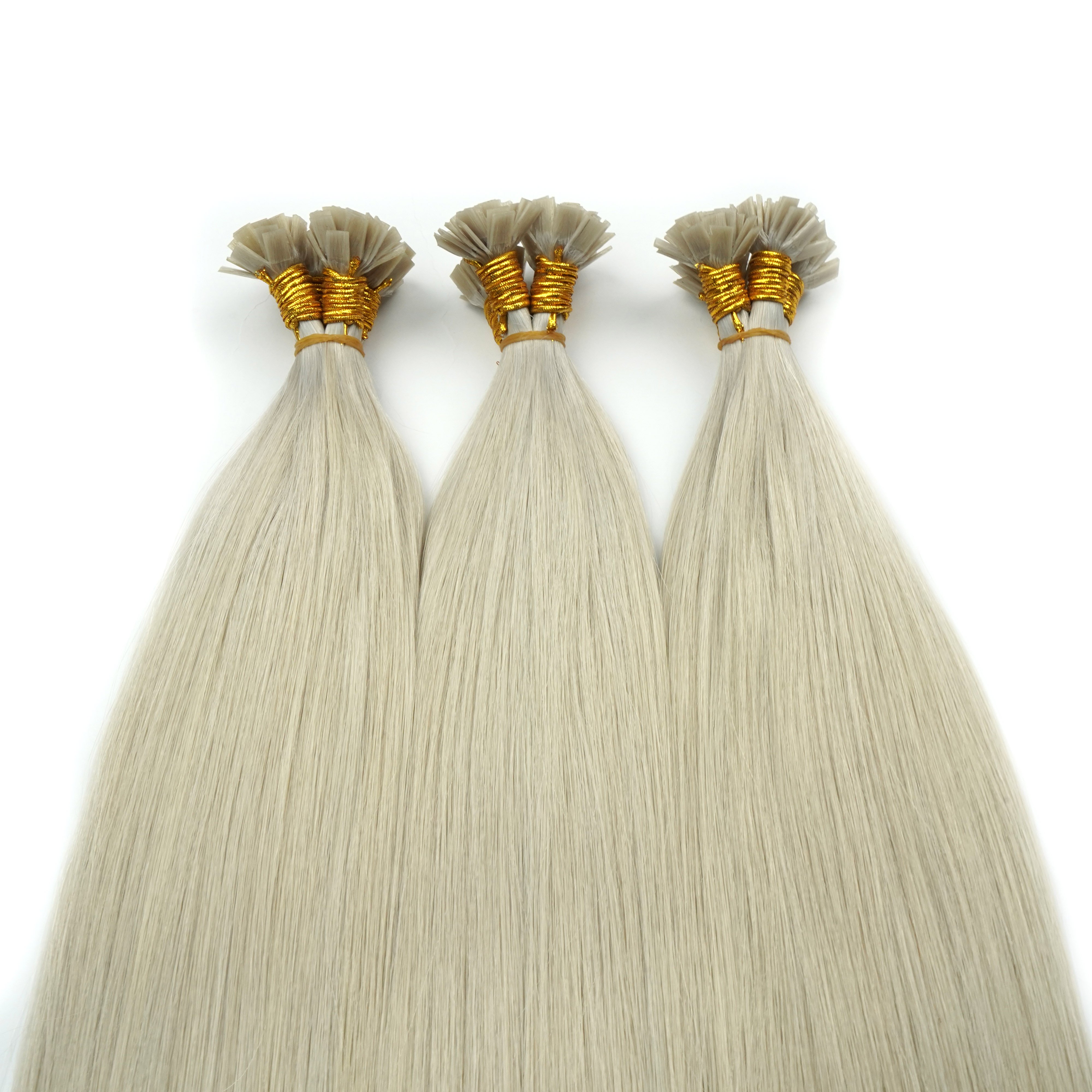 High Quality Remy Ombre Human Hair Double Drawn Russian Hair Flat Tip Keratin Hair Extension