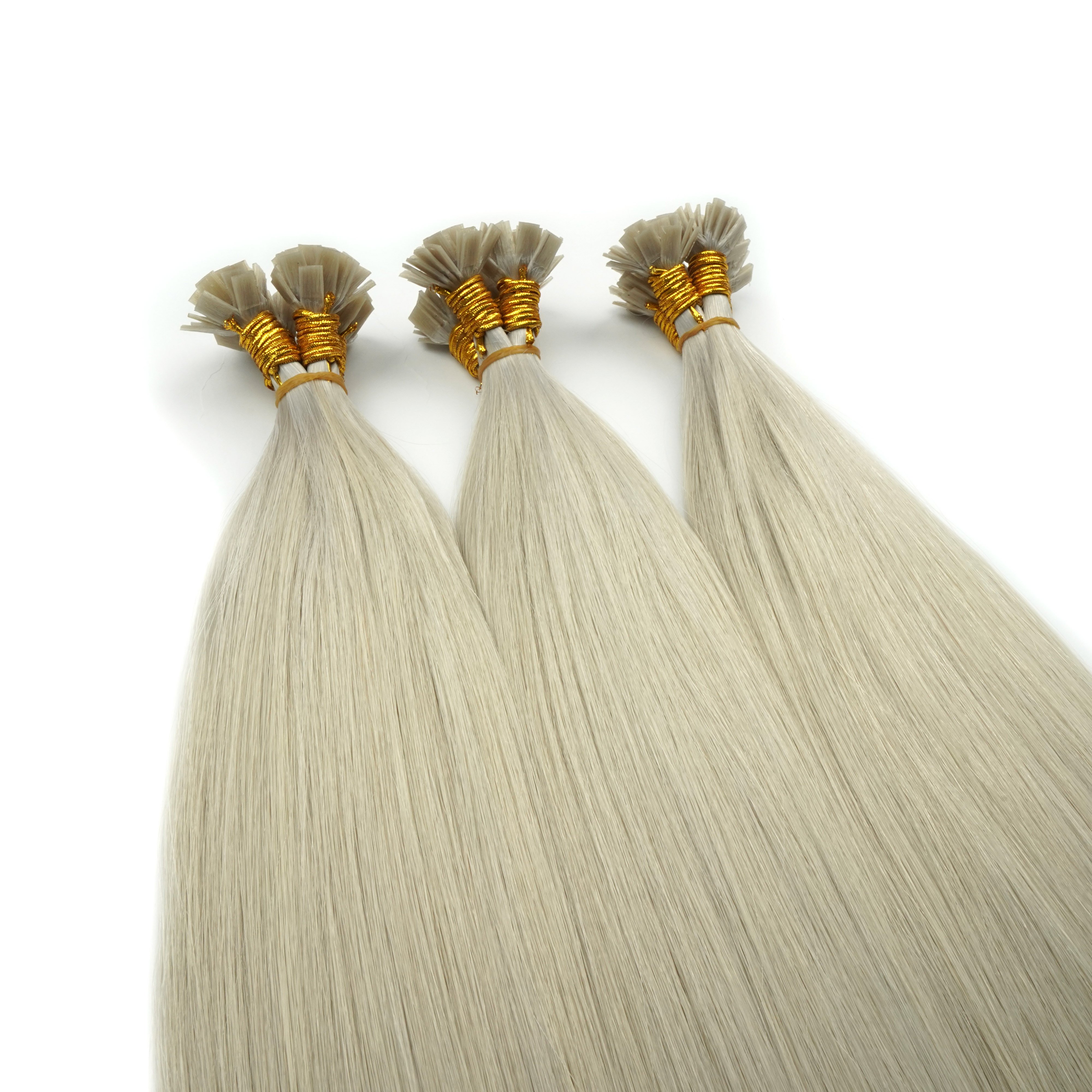 High Quality Remy Ombre Human Hair Double Drawn Russian Hair Flat Tip Keratin Hair Extension