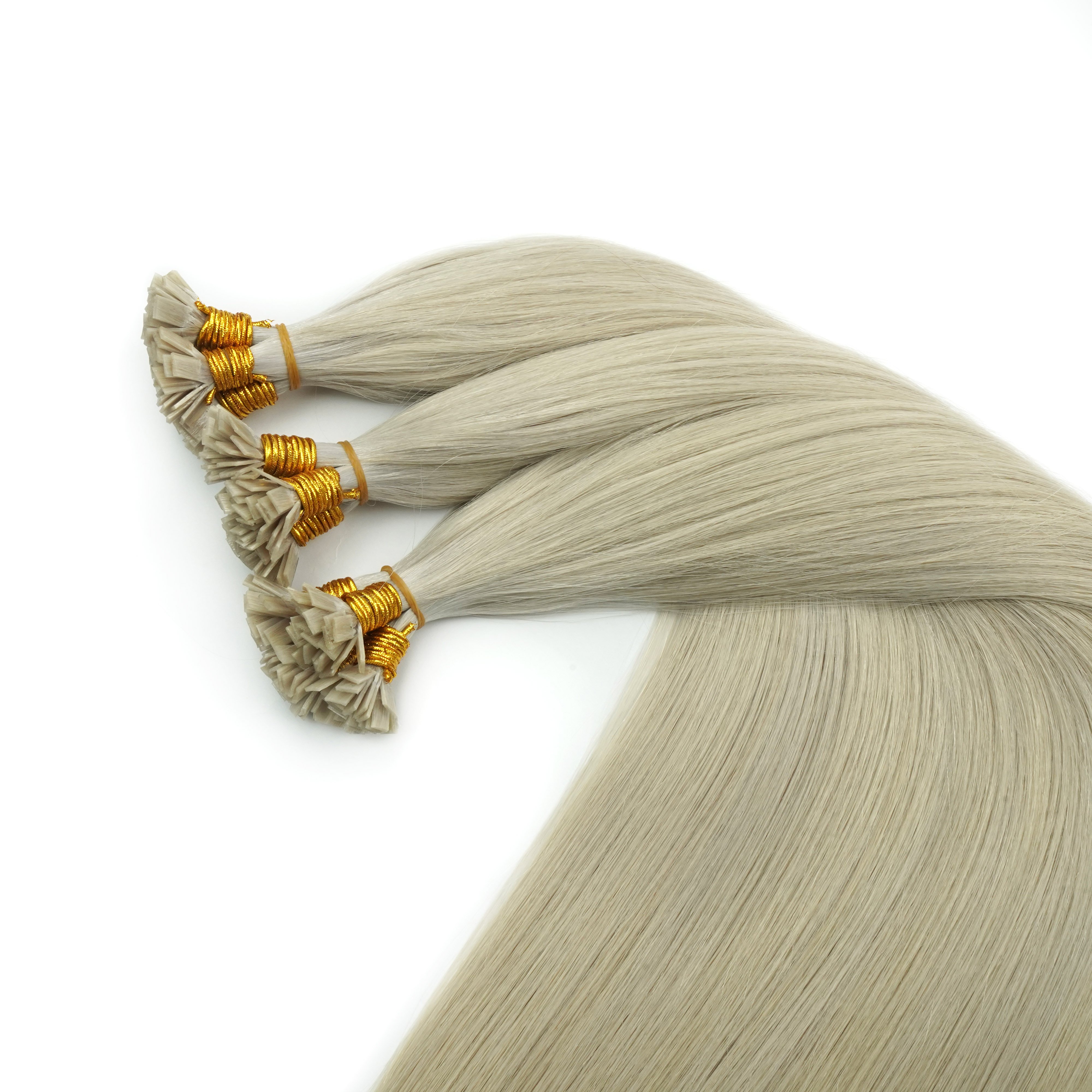 High Quality Remy Ombre Human Hair Double Drawn Russian Hair Flat Tip Keratin Hair Extension