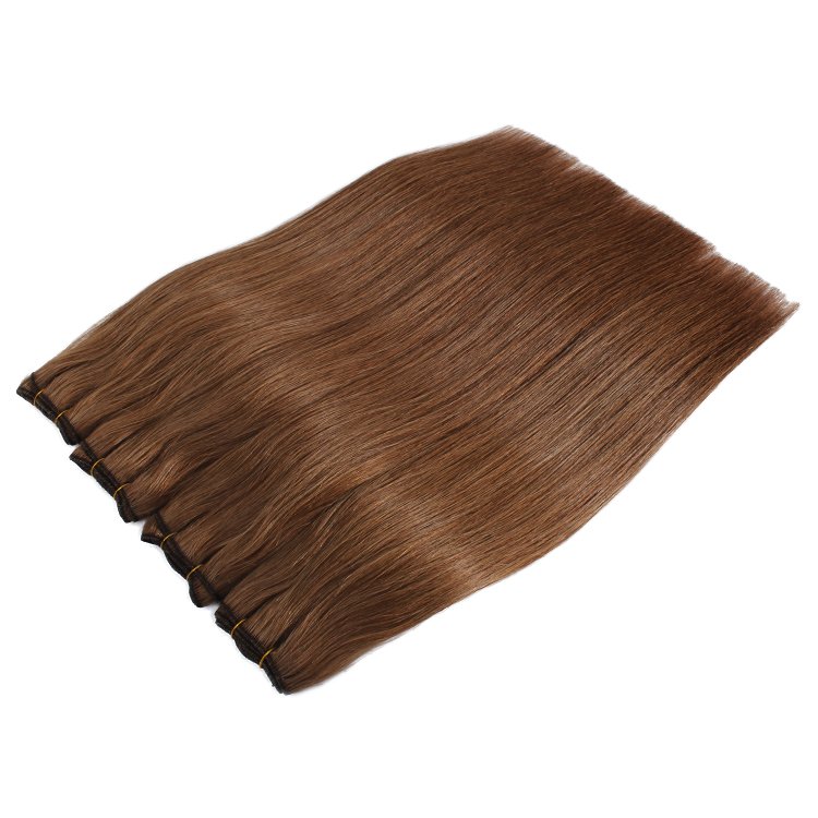 Wholesale Blonde Russian Hair Extensions Virgin Remy Cuticle Aligned Double Drawn Human Hair Bundle Weft Weave
