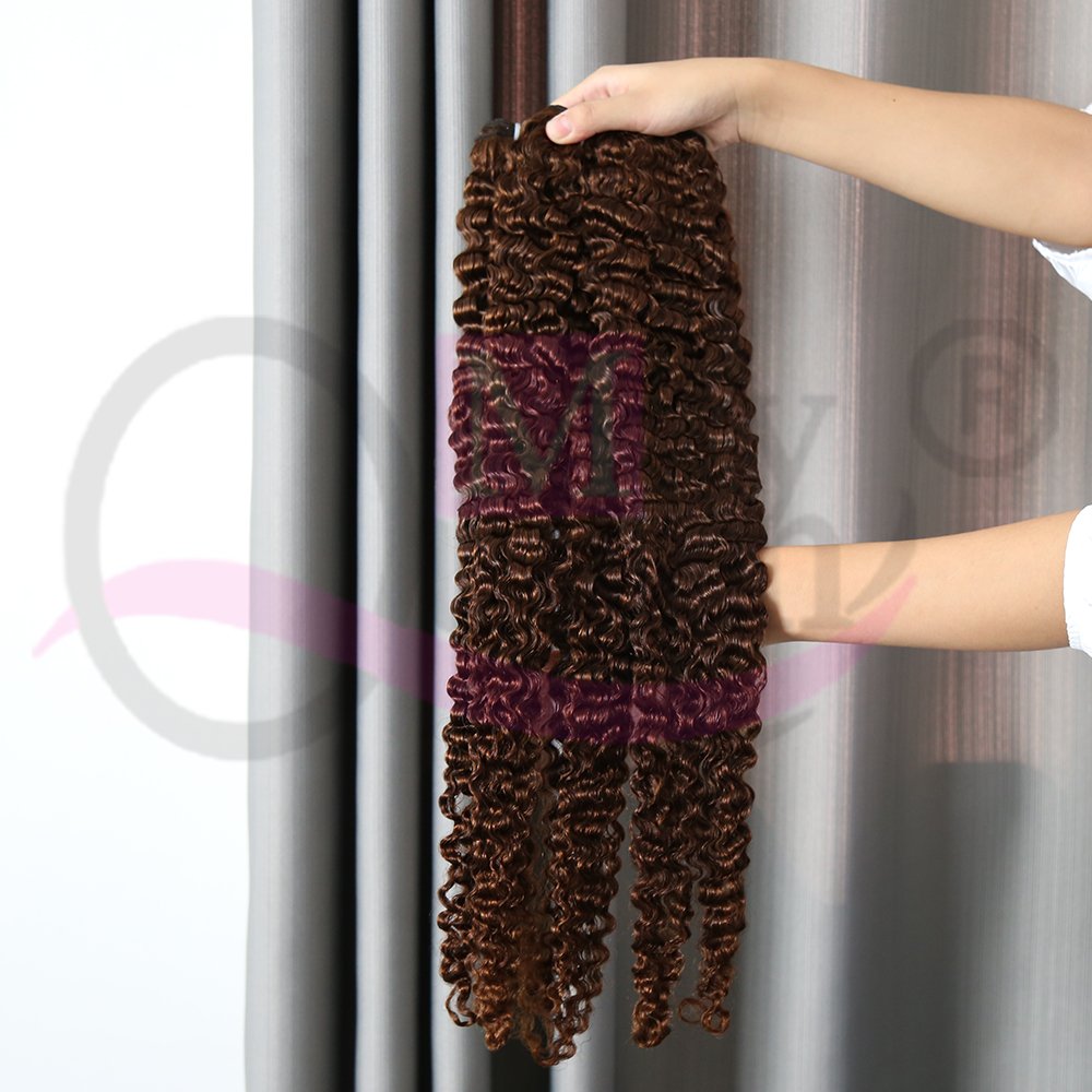 Burmese Curly Hair Raw Hair Double Drawn 100% Raw Human Hair Curly Different Length