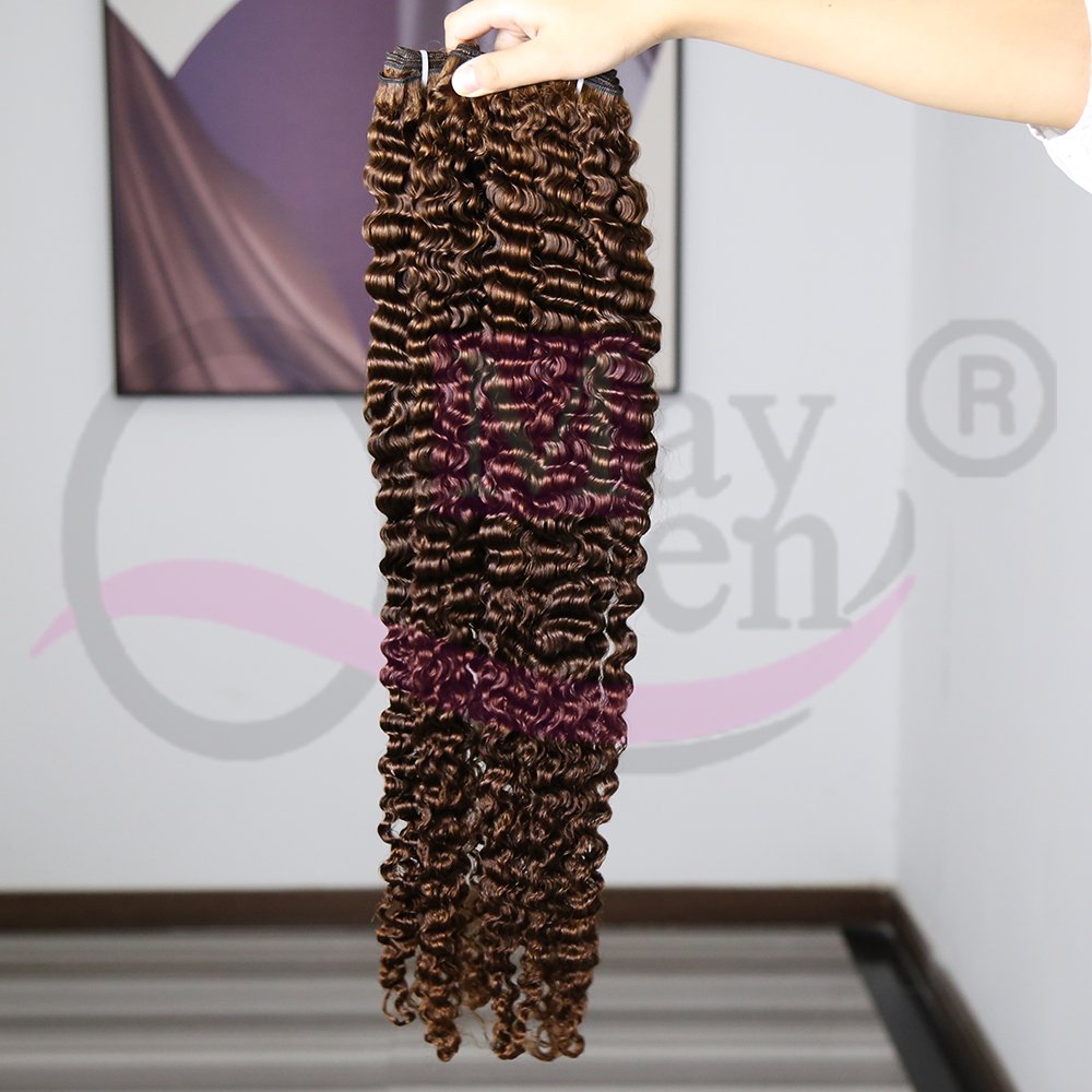 Burmese Curly Hair Raw Hair Double Drawn 100% Raw Human Hair Curly Different Length