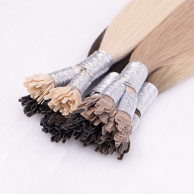 Jiffy Hair Y tip natural remy human hair extensions for wholesale