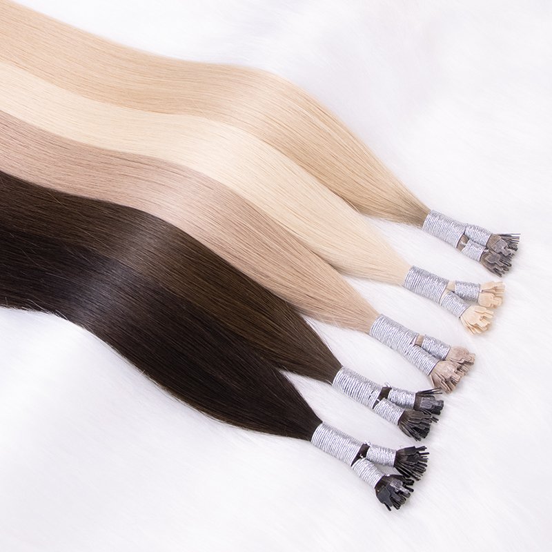 Jiffy Hair Y tip natural remy human hair extensions for wholesale