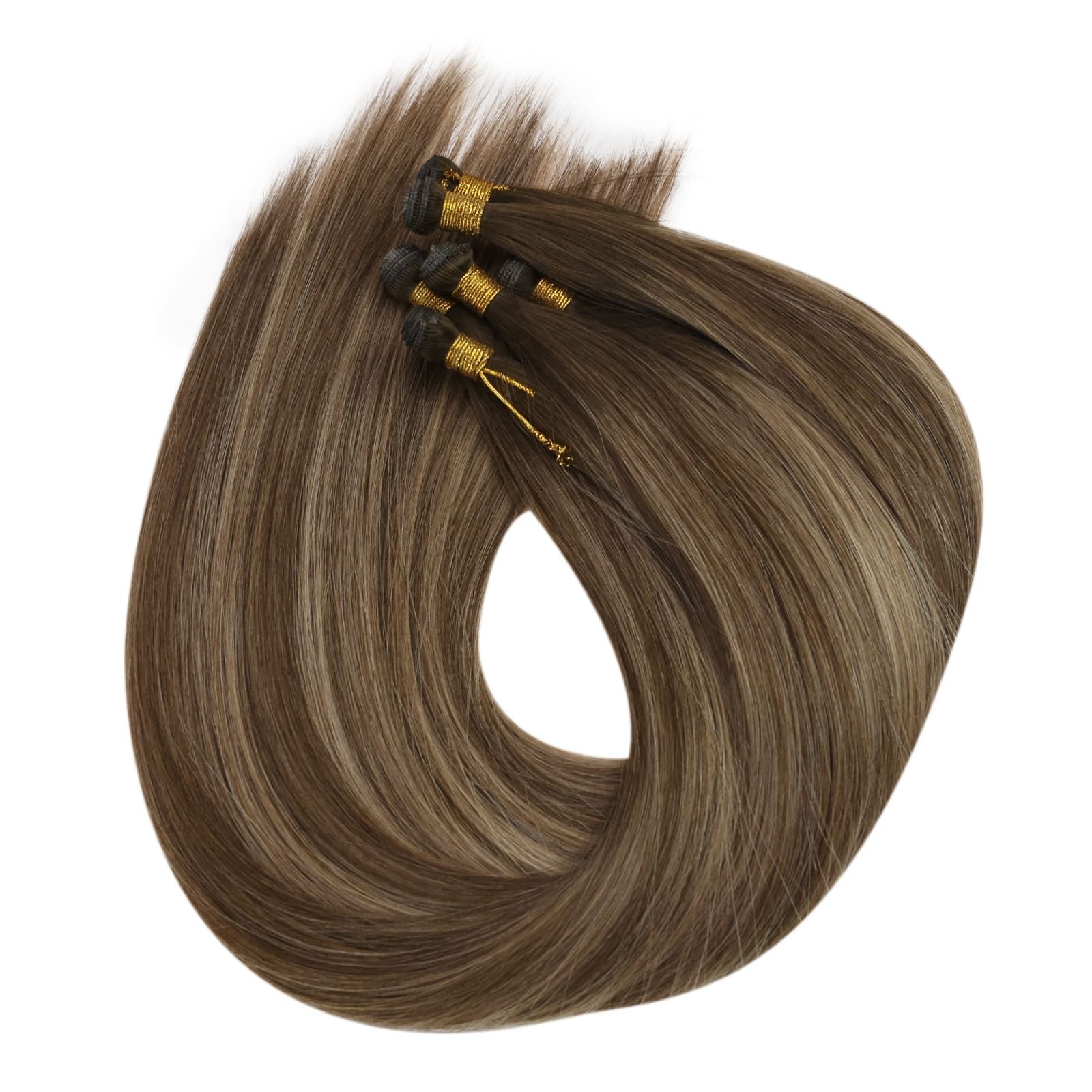 2024 New Arrival 100% Human Hair Thick Ends Can Be Cut Flexible Weft Invisible Balayage 4/27 Genius Weft Hair Extension