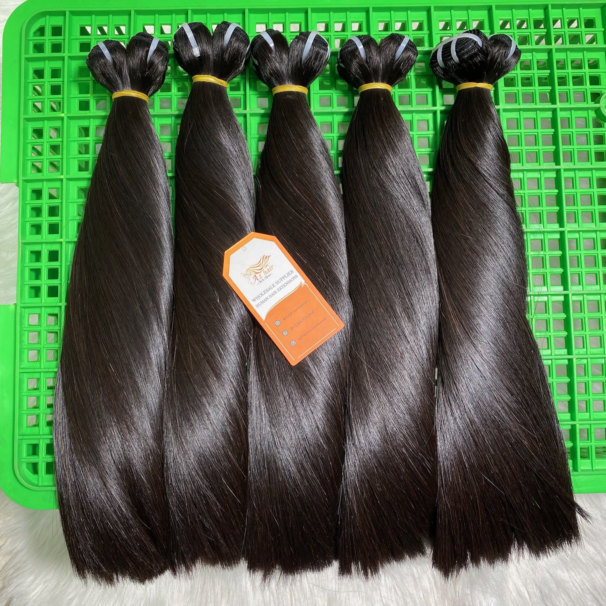 Vietnamese Weft Hair Virgin 100% Human Hair Extensions Factory Wholesale All Color Raw Hair Super Double Drawn