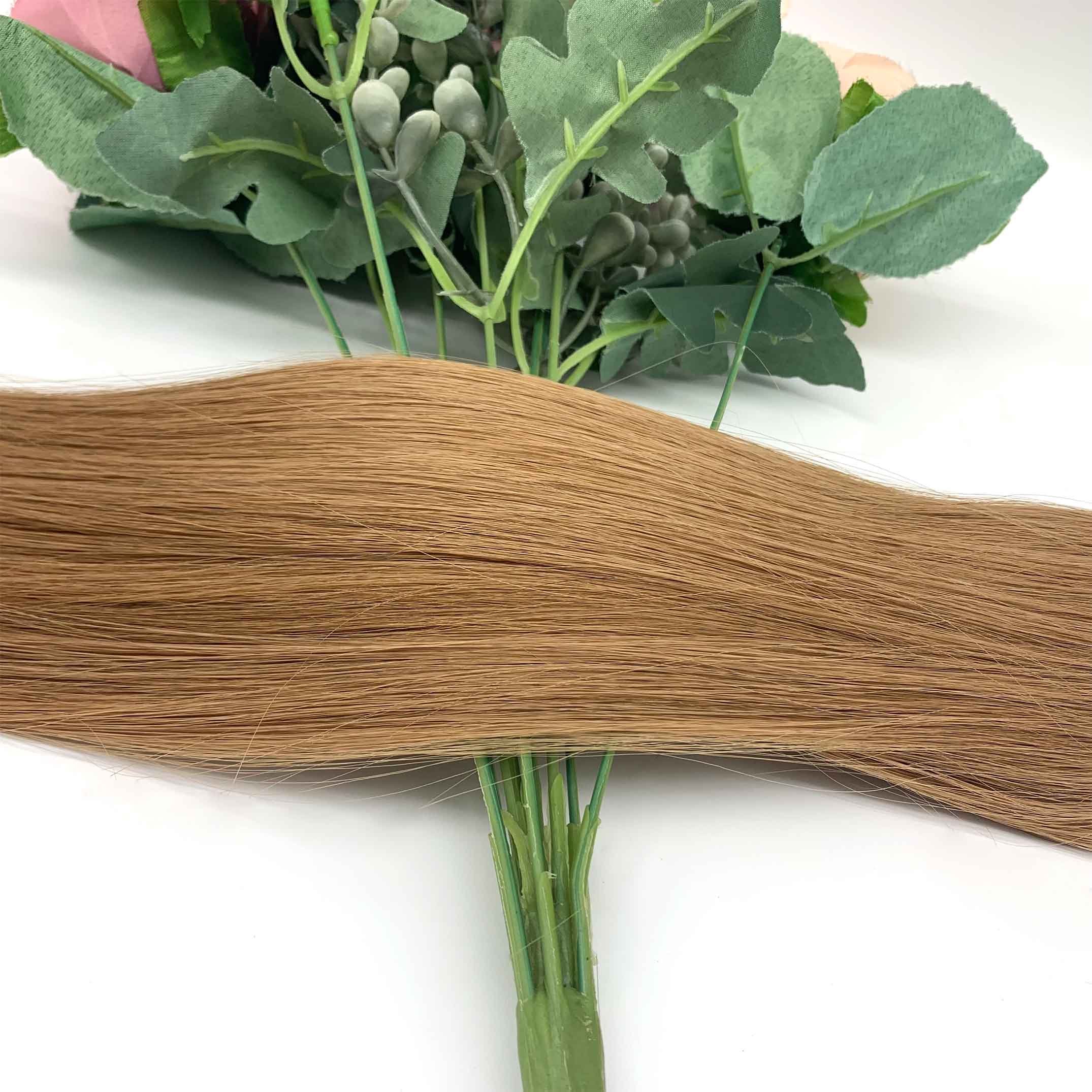 Fasimei Large Stock Top Quality Suppliers Seamless Halo Hair Extensions Brazilian Human Hair Product Virgin Hair Extensions 100g