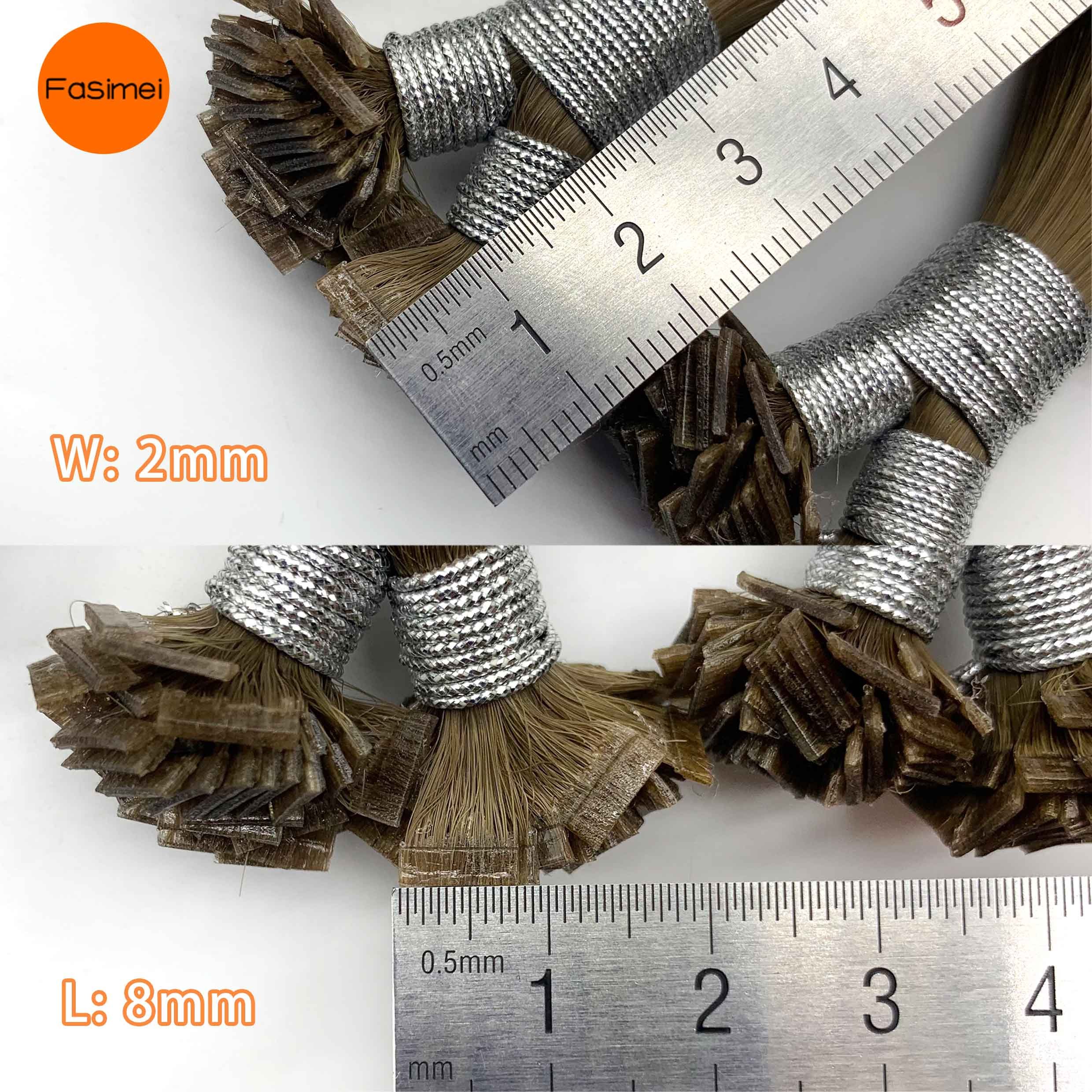 Unprocessed Raw Russian Slavic U-Tip Ktips Nail I Flat Tips 100% Virgin Human Hair Extensions Vendors