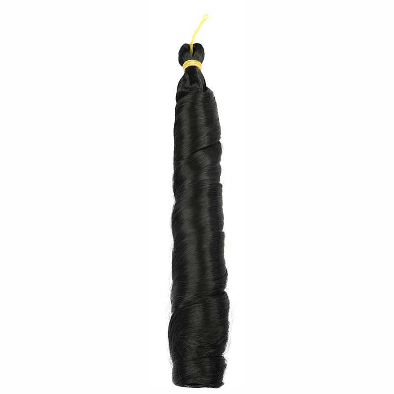 150g Display Loose Body Wave Style Spiral Curl Crochet Braid French Curls Synthetic Hair Extensions Curly Braiding Hair