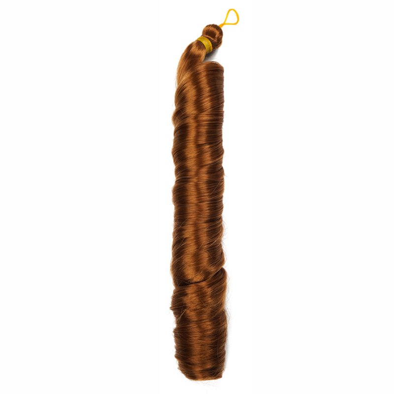 150g Display Loose Body Wave Style Spiral Curl Crochet Braid French Curls Synthetic Hair Extensions Curly Braiding Hair