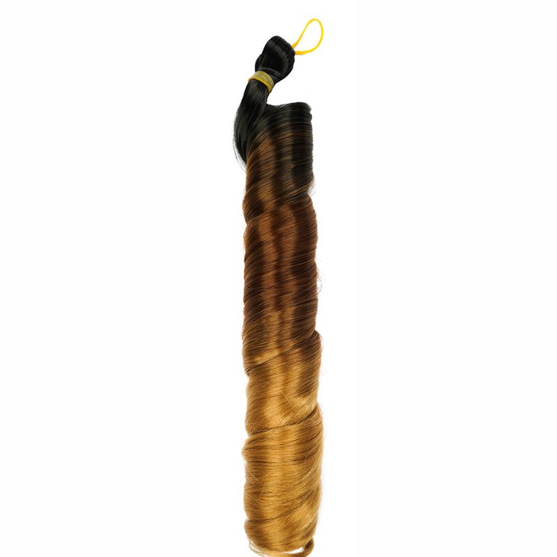150g Display Loose Body Wave Style Spiral Curl Crochet Braid French Curls Synthetic Hair Extensions Curly Braiding Hair