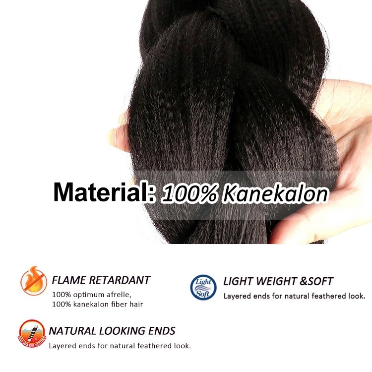 Julianna 100% Kanekalon Fibre Wholesale Braiding Hair 41 Inch 82 165g Ultra Braids Afrelle Fiber Synthetic Hair Extension