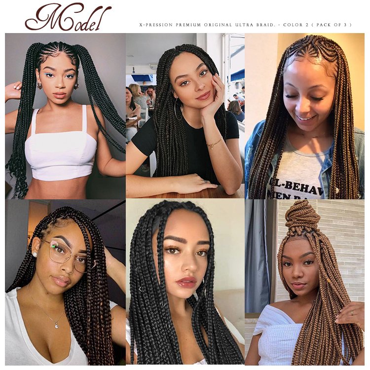 Julianna 100% Kanekalon Fibre Wholesale Braiding Hair 41 Inch 82 165g Ultra Braids Afrelle Fiber Synthetic Hair Extension
