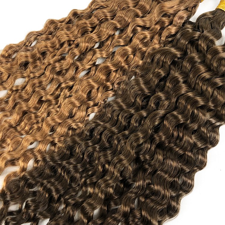 Virgin Remy Deep Wave I Tips Hair Extensions Human Hair Micro Links Itip extension